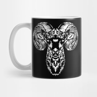 White Goat Mug